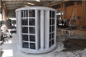 Natural China Grey Granite Columbariums for Sale (Competitive Price), G603 and G633 and Shanxi Black Grey Granite Columbariums