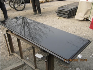 Pure Shanxi Black Granite Slab or Cover Slab (Competitive Price), China Black Granite