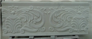 Natural White Stone 3d Wall Cladding Design