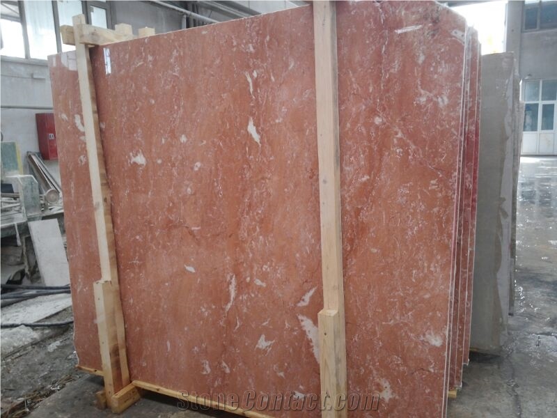Diana Rose Red Marble Slabs, Anatolian Red Marble Slabs