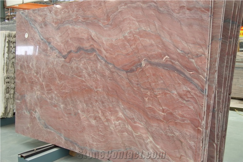 Red Colinar Quartzite Slabs & Tiles,Polished Red Quartzite For Wall Panel