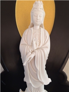 Kwan-Yin Buddha, Black Marble Artifacts & Handcrafts