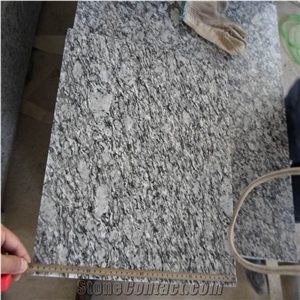 Spray/Seawave White Granite Polished Slabs & Tiles Floor Wall Covering Skirting, China Cheap Natural Building Stone with Pattern, Indoor Decoration, Manufacturer Competitive Good Quality, Factory