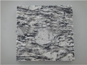 Spray White Granite Grey Polished Slabs & Tiles