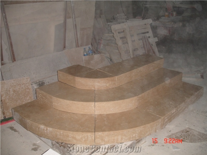 Wallstone Blockstep Travertine Block