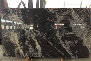 China Titanium Black Granite Floor Tiles, Black Granite Tile