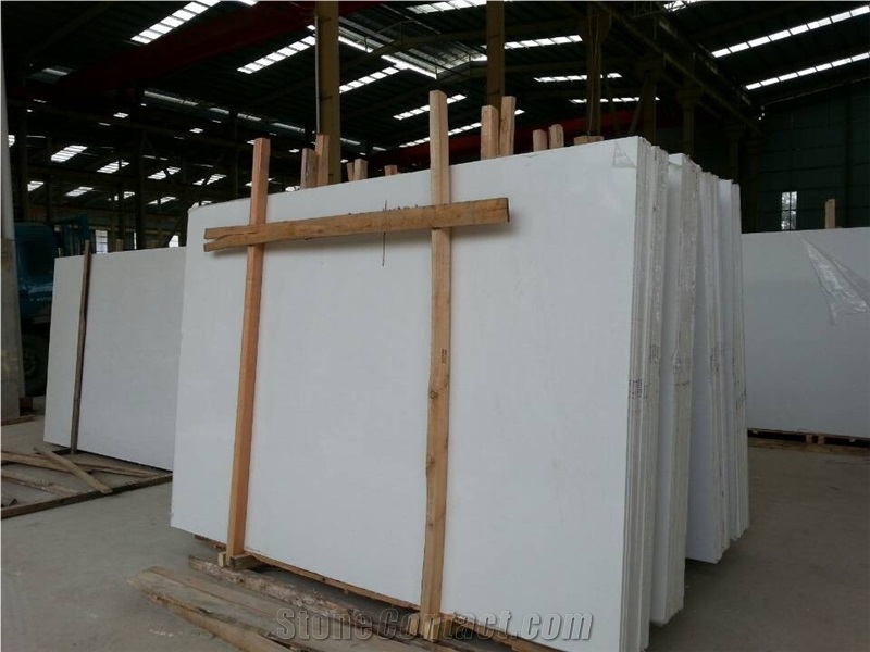 Engineered Pure White Artificial Marble