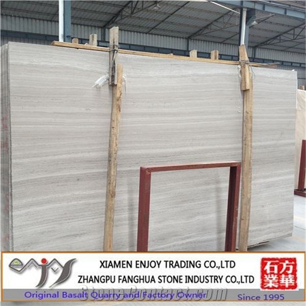 Wood Vein Marble Slabs/China White Marble, White Wooden Marble Slabs & Tiles