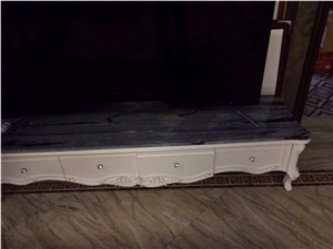 Black and Grey Natural Stone Table No.26