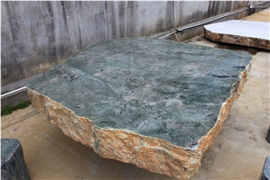 Green Natural Stone Table No.2