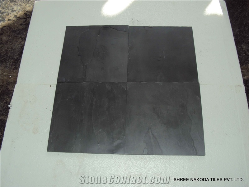 Black_slate Slabs & Tiles, India Black Slate