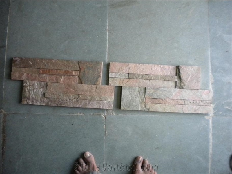 Copper Slate Wall Panels, India Slate