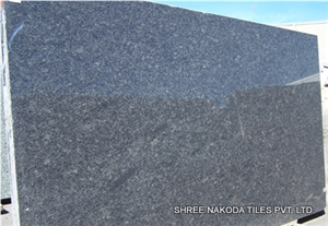 Steel-Grey Granite Slabs & Tiles, India Grey Granite