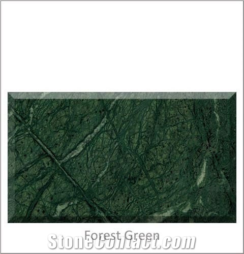 Forest Green Marble Tiles & Slabs, Verde Marble India Home Decor