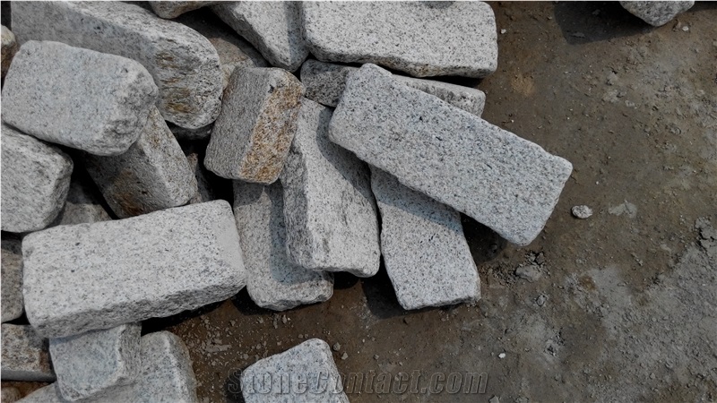 Antique Granite Brick Paver, G375 Grey Granite Pavers