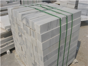 China Cloud Grey Marble Fence,Grey and White Marble