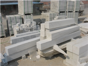 China Cloud Grey Marble Fence,Grey and White Marble