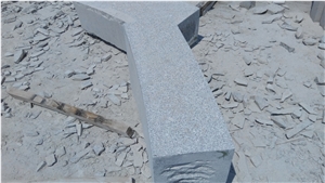 China Grey Granite Curved Curbstone, G341 Grey Granite Curbstone
