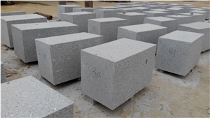 Curved Wall Block Stone, G341 Grey Granite Wall Cube Stone