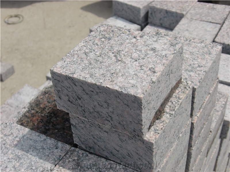 Flamed Red Granite Small Cubes,G352 Cubes