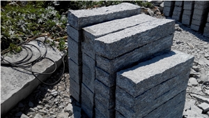 Landscaping Granite Palisade, G341 Grey Granite Pillars