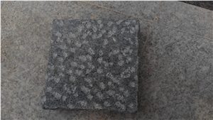 Rough Surface Black Granite Paver,Bush Hammered G370 Paver