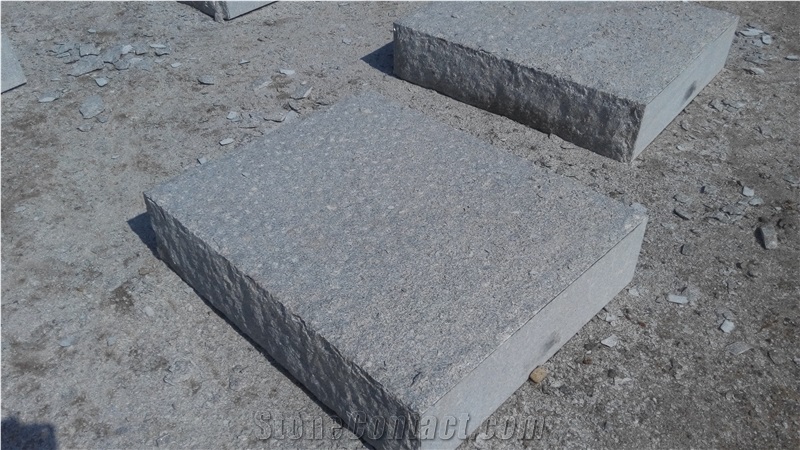Rough Surface Granite Paver, G375 Grey Granite Pavers