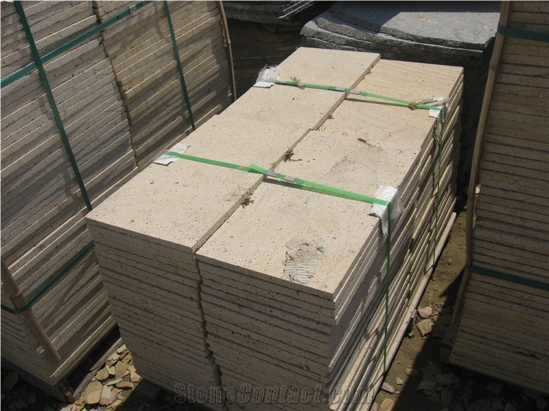 Teakwood Yellow Sandstone Slabs & Tiles, China Yellow Sandstone