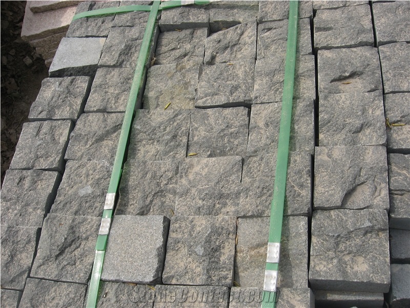 Yimeng Black Granite Paver Cube