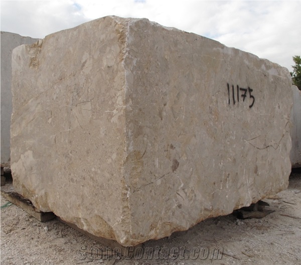 Carnis Marble Blocks Ex. Quarry Argolis, Greece Beige Marble