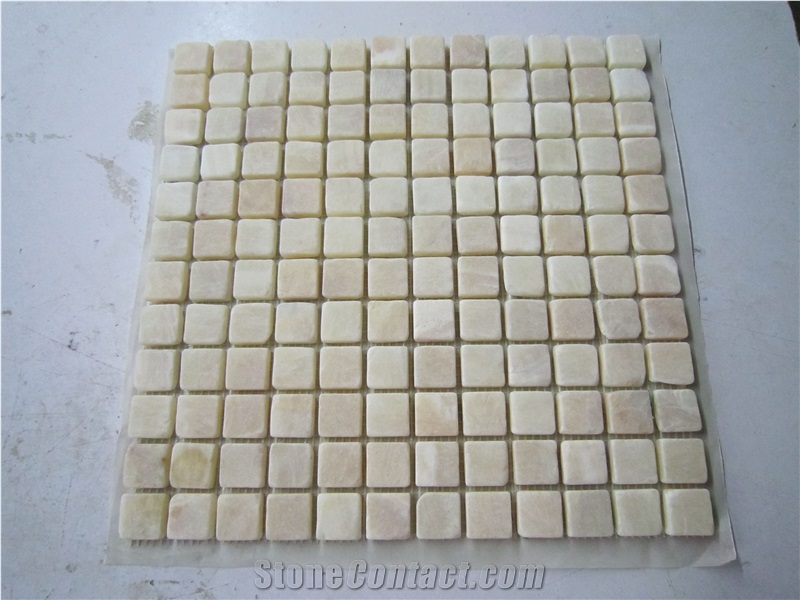 Jade White Marble Brick Mosaics