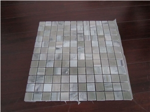 Jade White Marble Hexagon Mosaics