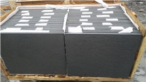 China Black Sandstone Floor Tiles