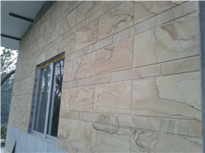 China Scenery Sandstone Tiles Walling
