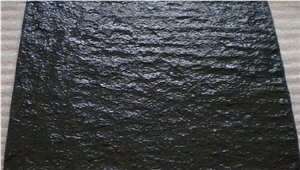 Flamed Sichuan Black Sandstone Split Face Tiles
