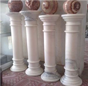 Column Pillar Building Material, Hy Beige Limestone Columns