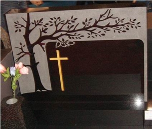 Shanxi Black Granite Monuments,Tpmbstones