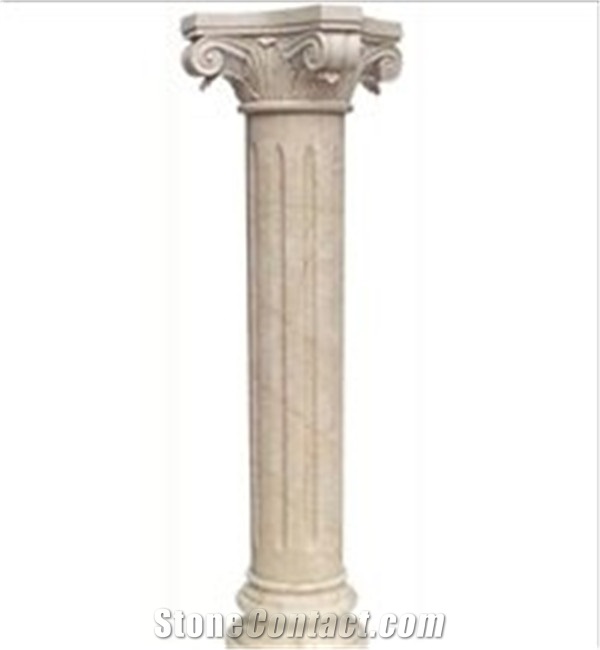 Beige Sandstone Column
