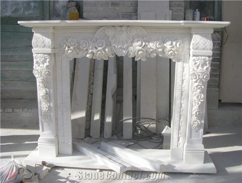 Dw Granite Marble Fireplace Column