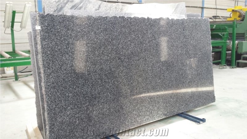 Negro Tezal Granite Slabs, Spain Black Granite Tiles & Slabs, Granito Negro Tezal