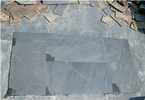 Chinese Black Slate Tiles, China Black Slate