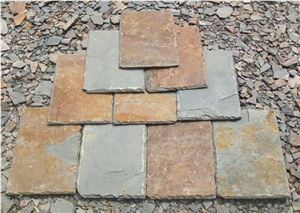 Chinese Rusty Slate Roofing, Natural Yellow Slate Roof Tiles