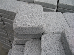 G603 Cube Tumble Stone, Natural Grey Granite Cubes