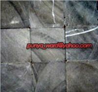 Square 10x10 Grey Marble, Grey Marble Mosaic