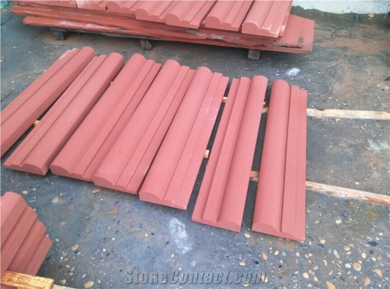 China Red Sandstone Lines, Red Sandstone Borders