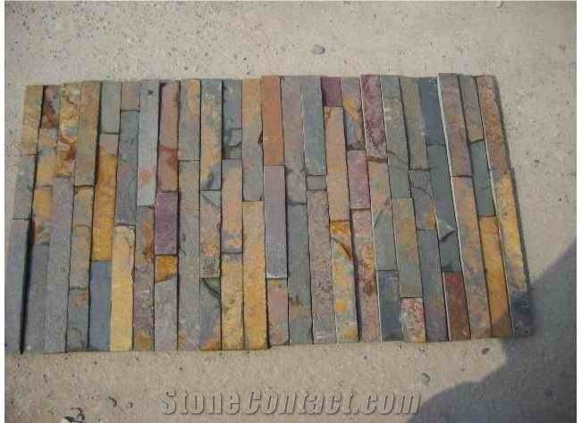 Multicolor Culture Slate, Stack Stone Slate Veneer