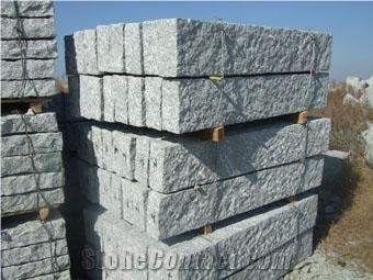 Picked Surface G341 Grey Granite Curbstone