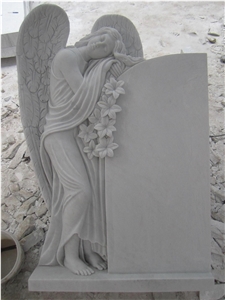 White Angel Tombstone, Angel Headstone
