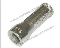 3/4 " Vacum Brazed Diamond Core Bits with Two Reinforcement