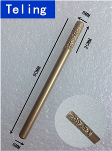 6*6*20 Cnc Brazed Diamond Engraving Bits